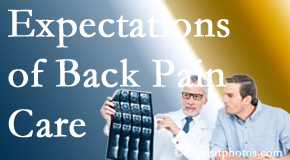 The pain relief expectations of Toronto back pain patients influence their satisfaction with chiropractic care. What is realistic?