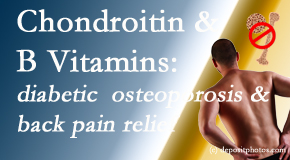 Yorkville Chiropractic and Wellness Centre offers nutritional advice for back pain relief that includes chondroitin sulfate and B vitamins. 