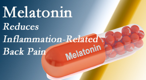 Yorkville Chiropractic and Wellness Centre presents new findings that melatonin interrupts the inflammatory process in disc degeneration that causes back pain.