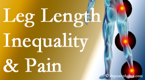 Yorkville Chiropractic and Wellness Centre tests for leg length inequality as it is related to back, hip and knee pain issues.