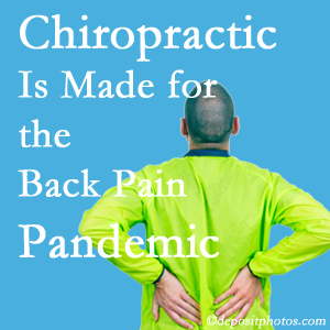 Toronto chiropractic care at Yorkville Chiropractic and Wellness Centre is well-equipped for the pandemic of low back pain. 