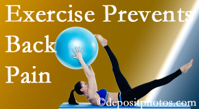 Yorkville Chiropractic and Wellness Centre encourages Toronto back pain prevention with exercise.