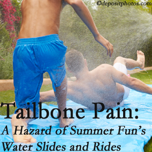 Yorkville Chiropractic and Wellness Centre offers chiropractic manipulation to ease tailbone pain after a Toronto water ride or water slide injury to the coccyx.