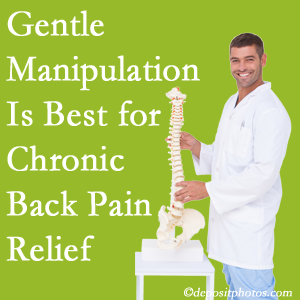 Gentle Toronto chiropractic treatment of chronic low back pain is best. 