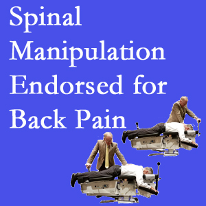 Toronto chiropractic care includes spinal manipulation, an effective,  non-invasive, non-drug approach to low back pain relief.