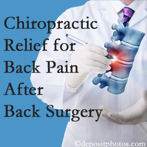 Yorkville Chiropractic and Wellness Centre offers back pain relief to patients who have already undergone back surgery and still have pain.
