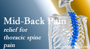 Yorkville Chiropractic and Wellness Centre delivers gentle chiropractic treatment to relieve mid-back pain in the thoracic spine. 