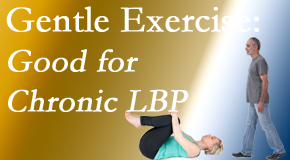 Yorkville Chiropractic and Wellness Centre shares new research-documented gentle exercise for chronic low back pain relief: yoga and walking and motor control exercise. The best? The one patients will do. 