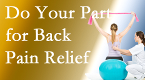 Yorkville Chiropractic and Wellness Centre calls on back pain sufferers to participate in their own back pain relief recovery. 