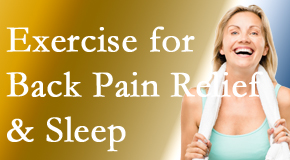 Yorkville Chiropractic and Wellness Centre shares new research about the benefit of exercise for back pain relief and sleep. 