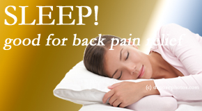 Yorkville Chiropractic and Wellness Centre shares research that says good sleep helps keep back pain at bay. 