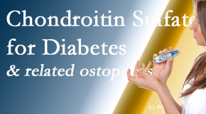 Yorkville Chiropractic and Wellness Centre presents new info on the benefits of chondroitin sulfate for diabetes management of its inflammatory and osteoporotic aspects.