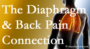 Yorkville Chiropractic and Wellness Centre recognizes the relationship of the diaphragm to the body and spine and back pain. 