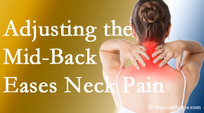 Yorkville Chiropractic and Wellness Centre appreciates the whole spine and that treating one section of the spine (thoracic) eases pain in another (cervical)!
