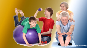 Toronto exercise image of young and older people as part of chiropractic plan