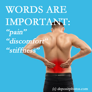 Your Toronto chiropractor listens to every word used to describe the back pain experience to develop the proper, relieving treatment plan.