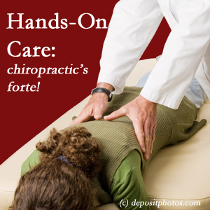 image of Toronto chiropractic hands-on treatment