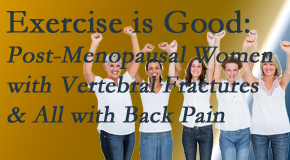 Yorkville Chiropractic and Wellness Centre promotes simple yet enjoyable exercises for post-menopausal women with vertebral fractures and back pain sufferers. 