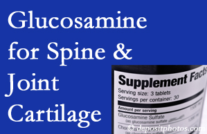 Toronto chiropractic nutritional support urges glucosamine for joint and spine cartilage health and potential regeneration. 