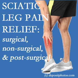 The Toronto chiropractic relieving care of sciatic leg pain works non-surgically and post-surgically for many sufferers.