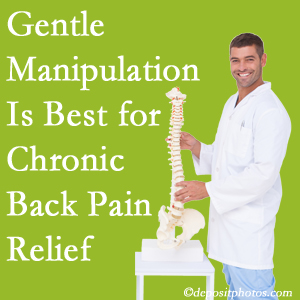 Gentle Toronto chiropractic treatment of chronic low back pain is best.