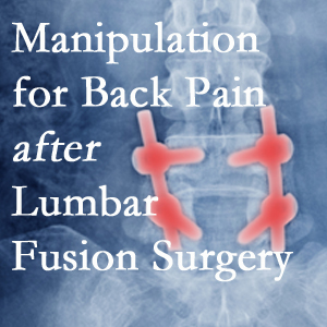 Toronto chiropractic spinal manipulation helps post-surgical continued back pain patients discover relief of their pain despite fusion. 