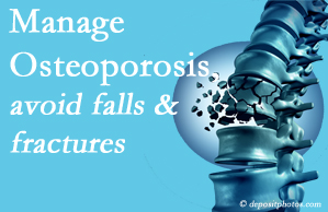 Yorkville Chiropractic and Wellness Centre presents information on the benefit of managing osteoporosis to avoid falls and fractures as well tips on how to do that.