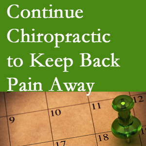 Continued Toronto chiropractic care fosters back pain relief.