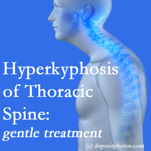1 The Toronto chiropractic care of hyperkyphotic curves in the [thoracic spine in older people responds nicely to gentle chiropractic distraction care.