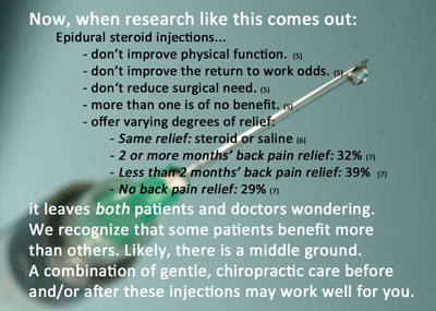 epidural steroid injection outcomes